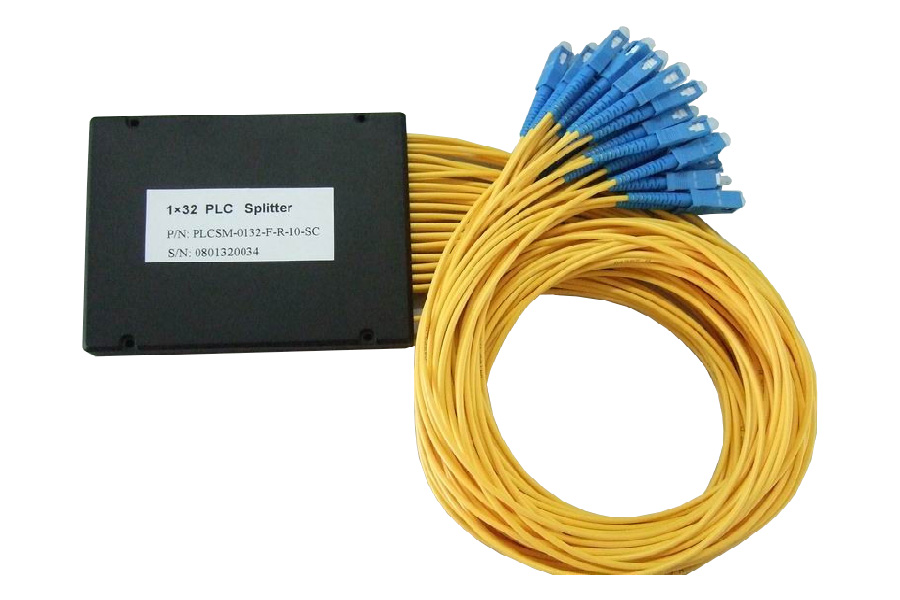 1550nm 1x16 SC/UPC ABS Fiber Optic PLC Splitter FTTH Solution